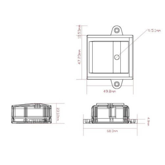 Alfa APOE03G Pasif Gigabit PoE Midspan/Enjektör