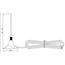 Alfa ARS-HSPA Mıknatıs Tabanlıklı 3G Modem Anteni