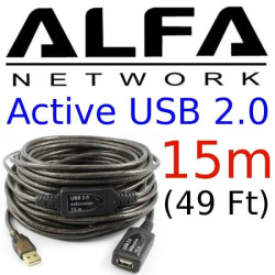 Alfa AUSBC-15M 15 Metre USB Kablo Alfa AUSBC-15M 15 Metre USB Kablo
