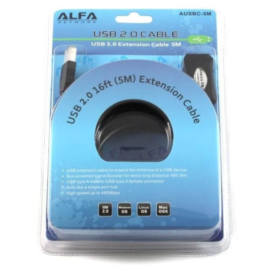 Alfa AUSBC-5M 5 Metre USB Kablo