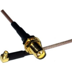 MMCX-RP-SMA Dişi 25 Cm Rg316 Pigtail Kablo MMCX-RP-SMA Dişi 25 Cm Rg316 Pigtail Kablo