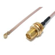 UFL-RP-SMA Dişi 25 Cm Rg178U Pigtail Kablo UFL-RP-SMA Dişi 25 Cm Rg178U Pigtail Kablo