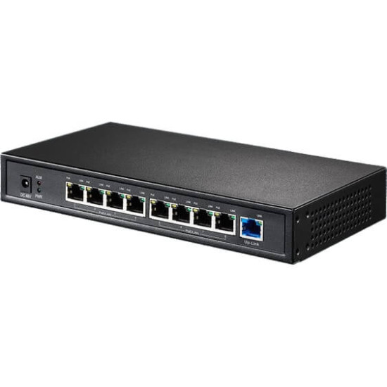 ZT-909HP 9-Port Aktif PoE Switch (48 Volt)