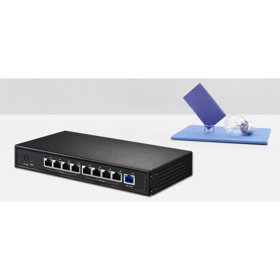 ZT-8009HP-P24 9 Port Pasif PoE Switch (24 Volt)
