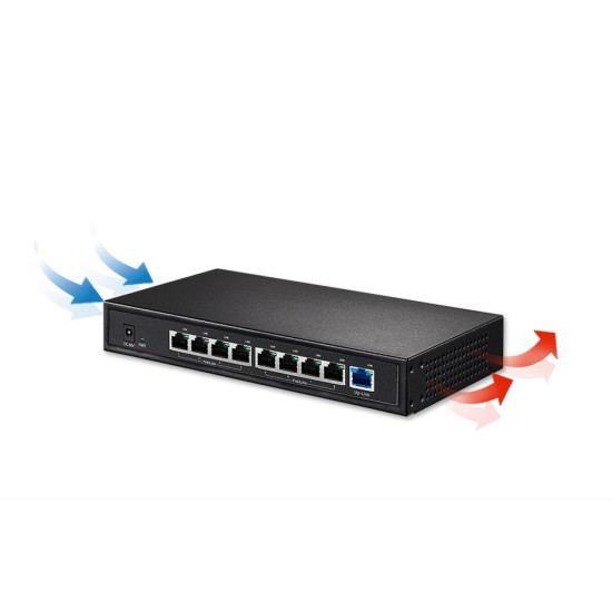 ZT-8009HP-P24 9 Port Pasif PoE Switch (24 Volt)