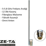 ZT-5812ANT-F 5GHz12 Dbi Dış Ortam Omni Anten ZT-5812ANT-F 5GHz12 Dbi Dış Ortam Omni Anten