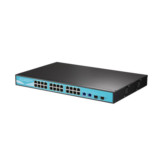 ZT-SP-8024-P24 24-Port Gigabit Pasif PoE Switch (24 Volt)