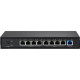 ZT-909 9-Port Aktif PoE Switch (48 Volt)