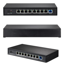 ZT-909HP 9-Port Aktif PoE Switch (48 Volt) ZT-909HP 9-Port Aktif PoE Switch (48 Volt)