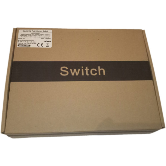 ZT-1016G 16-Port Metal Kasa Gigabit Ethernet Switch