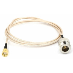 RP-SMA Erkek-N Dişi 25 Cm Rg316 Pigtail Kablo