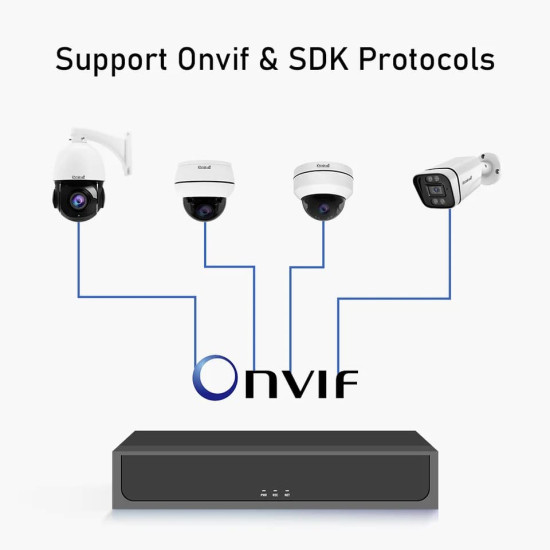 ZT-MN6108-P 8 Kanal PoE Smart NVR